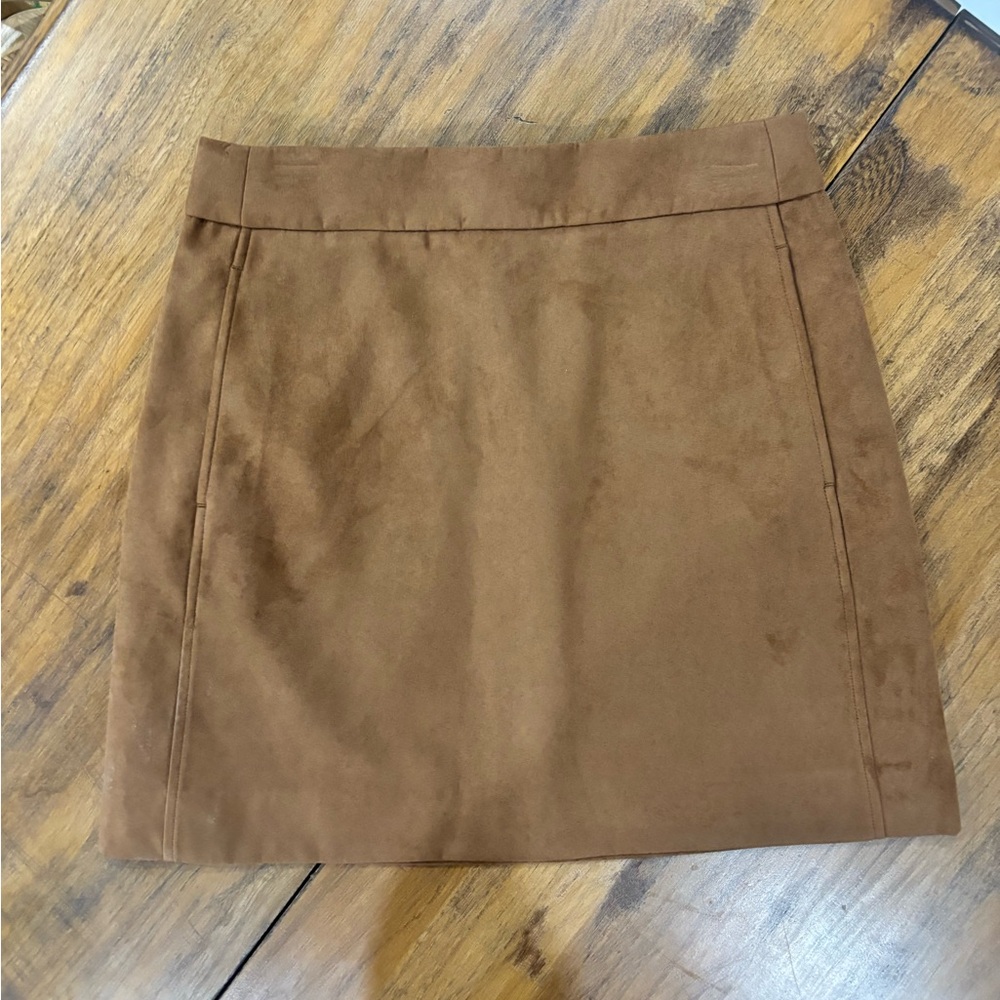 J. Crew faux suede Mini Skirt
